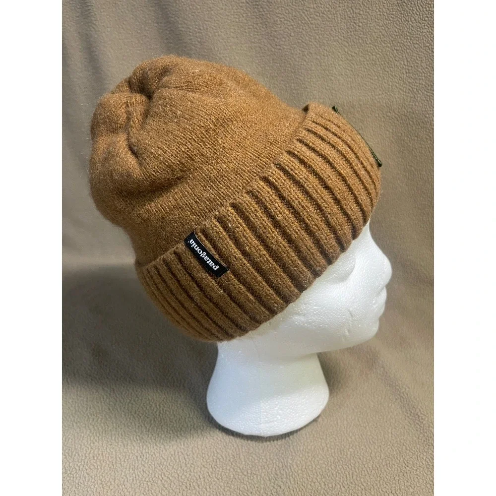 Patagonia Brodeo Beanie Brown Recycled Wool Blend Ribbed Cuff Patagonia‎ Brodeo